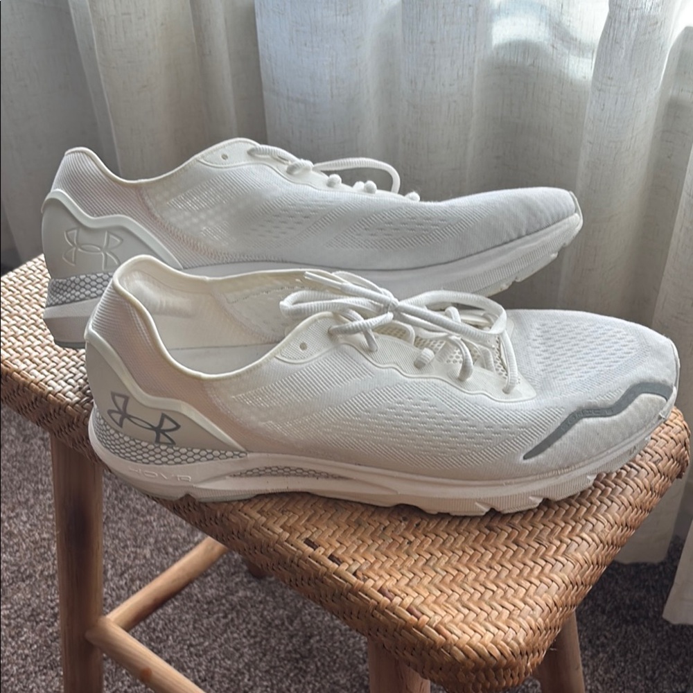 Under Armour White Athletic Shoes